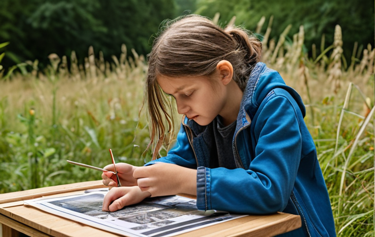 Image 1 Prompt: Creative Outdoor Learning Workshop**